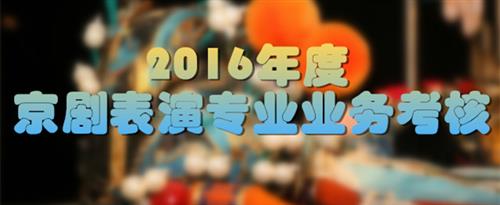 风骚少妇22p国家京剧院2016年度京剧表演专业业务考...